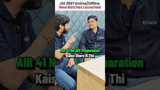 How to start IIT JEE Preparation from Class 11 like Top 50 Rankers 😱🔥 #shorts #esaral #iit #jee