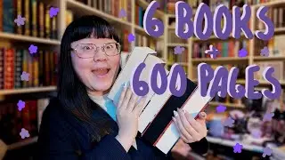 6 Books with 600 Pages for 6000 Subscribers 🎉 Reading Vlog