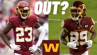 Washington Football Team Injury Report! 2 Out Of Top 3 Corners Are Out!