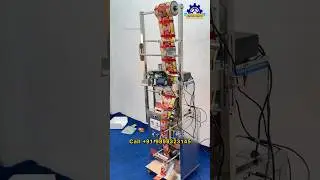 Pouch Packing Machine With Ribbon Batch Coding Printer | Ladi Pouch Macking Machine 📞 +91989832314