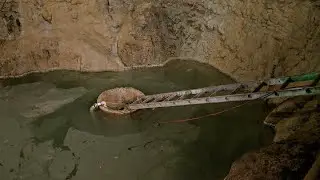 Strange cave hole