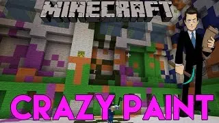 Minecraft | CRAZY PAINT | Minigame på Svenska med SoftisFFS