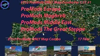 Euro Truck Simulator 2 ProMods ONLY Map Combo for 1.57 #1 - by LeoLordYT