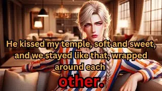 He kissed my temple soft and sweet and we stayed like that, wrapped around each other.