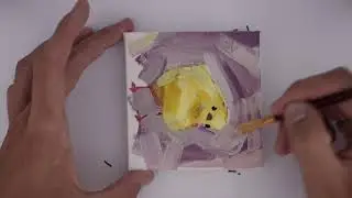 small oil painting #21 draw every day/21th day   &ldquo;little chicken&rdquo; #art #oilpainting