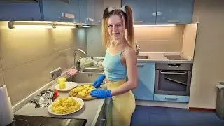 КИЕВ. ГОТОВИМ БОРЩ В ОТЕЛЕ