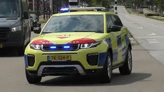 Prio 1 Range Rover NIV met spoed over de Wijchenseweg in Nijmegen