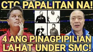 GINEBRA AT GILAS COACH TIM CONE PAPALITAN NA! 4 ANG PINAGPIPILIAN LAHAT TAGA SMC!