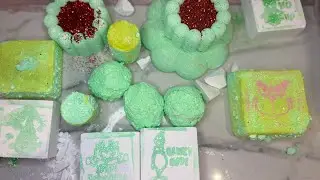 Merry Christmas Eve The Grinch Themed Crush | Gym Chalk Crush | Chalk Art  | ASMR 