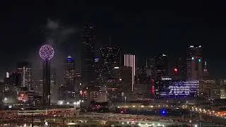 🎆 Downtown Dallas New Year Celebrations | Fireworks Show ✨