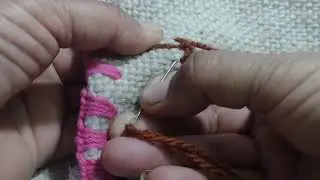 Puntada lomillo Mazahua inicial