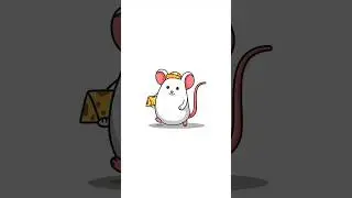 White Rat..#illustration #illustrations #designs #art #adobeillustrator #mascot #whiterat #rat