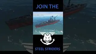 JOIN THE STEEL STRIDERS!!! 🐺⚓ #fromthedepths #gaming  #fighterjet #battleship