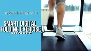 Smart Electric Folding Treadmill, Easy Assembly Fitness Motorized Exercise Machine  - SLFTRD30