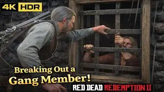 Arthur Risks Everything to Free a Gang Member | RDR2 4K HDR