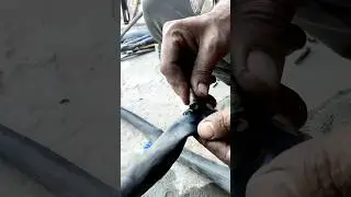 Cycle tube nozzle repair 😎 #youtubeshorts #trending #shorts #suniltyreservice #tyrepuncture