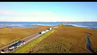 Urban Flow: Aerial Perspective of Cars on the Road 🚗🚁