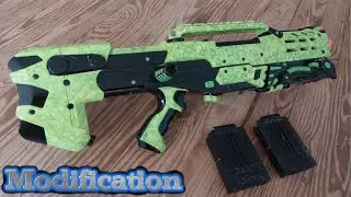 Nerf Longshot Modification With Custom Paint Job