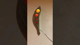 "Moving Leaf" Ceramic and Electronic Sculpture