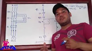 comando partida direta com reversao