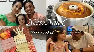 Passamos o Natal em casa, café da tarde e momentos em família. 