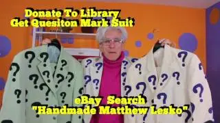Get A Question Mark Suit To Support Free Computer Help At Libraies