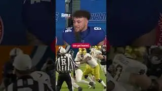 Theo Johnson practiced against Abdul Carter at Penn State #shorts #giants #theojohnson #abdulcarter