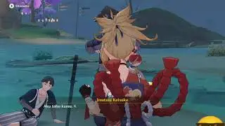 Yomiya Elemental Skill And Elemental Brust , and Normal Attack Test In Quest Open World