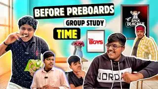 BEFORE PREBOARDS EXAM || GROUP STUDY TIME || Full comedy @doublerole94