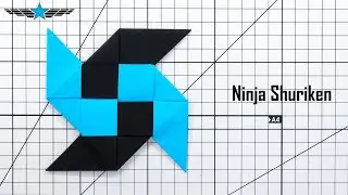 DIY Ninja Throwing Star - Easy Origami Tutorial : Create a Ninja Star in Minutes