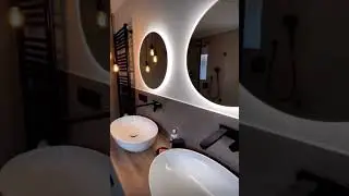 ✨ Modern Bathroom Remodel | LED Mirror & Minimalist Design Inspiration #inyouths