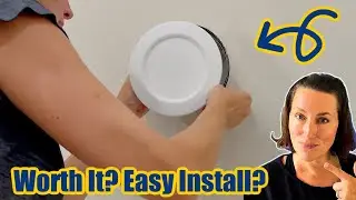 This Amico LED Flat Can Light Replacement Is SO GOOD! (Replaces Old Recessed Lights)