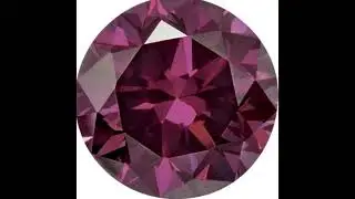 Dark Purple Diamond Round Cut 2mm Micro Sized