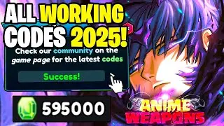 *NEW* ALL WORKING CODES FOR ANIME WEAPONS IN 2025! ROBLOX ANIME WEAPONS CODES