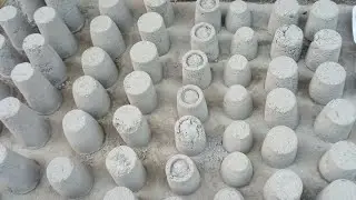✨ Sand Crumbling on Floor | Different Glass Shapes 🪟 #SandCrumbling #Satisfying