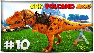 REX ALPHA TAMING | ARK Fr Mod The Volcano #Ep10