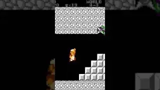 Bowser Easter Egg hidden in Super Mario Bros. on NES! #shorts #viral