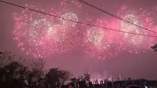 Pháo hoa chào mừng đại hội Đảng XIV 23/01/2026