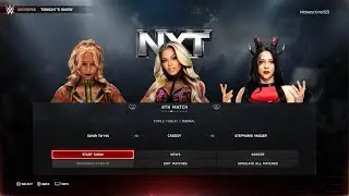 Midwest universe Tuesday night NXT Match Card