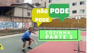 Regras Básicas do Pickleball- área de não voleio 