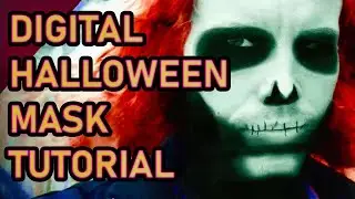 How to do a Dead of the Dead Makeup digitally #EbSynth