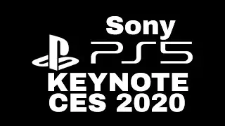 Sony PS5 Keynote CES 2020
