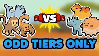 Super Auto Pets but we can only use ODD TIERS FAST