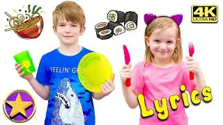 Lyrics - The Table Song for Children - Plate, Fork, Knife and Glass