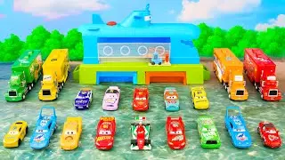 Disney Pixar Cars Unboxing Review | Disney Pixar Cars Color Changers Race Ready Car Wash Playset
