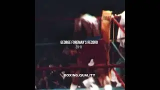 The first man to beat george foreman#boxing #muhammadali #edit