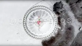 Monopteros Munich - Englischer Garten - Winter Droneflight