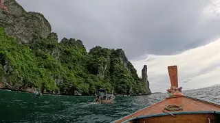 Thailand | Phi Phi Island | Maya Bay | Monkey Beach Walking Tour | 4K Ultra HD