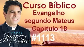 Curso Bíblico 1113 - Evangelho Mateus 18 - O maior no Reino. Ovelha desgarrada. Correção fraterna.