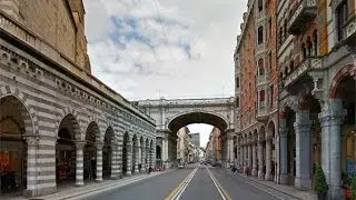 Genova - Piazza della Vittoria and Via XX Settembre